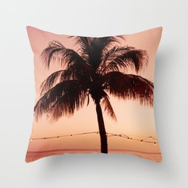 Vivid Palm Tree Dream #4 #tropical #wall #decor #art #society6 Throw Pillow