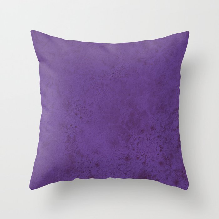 Violet powder Throw Pillow