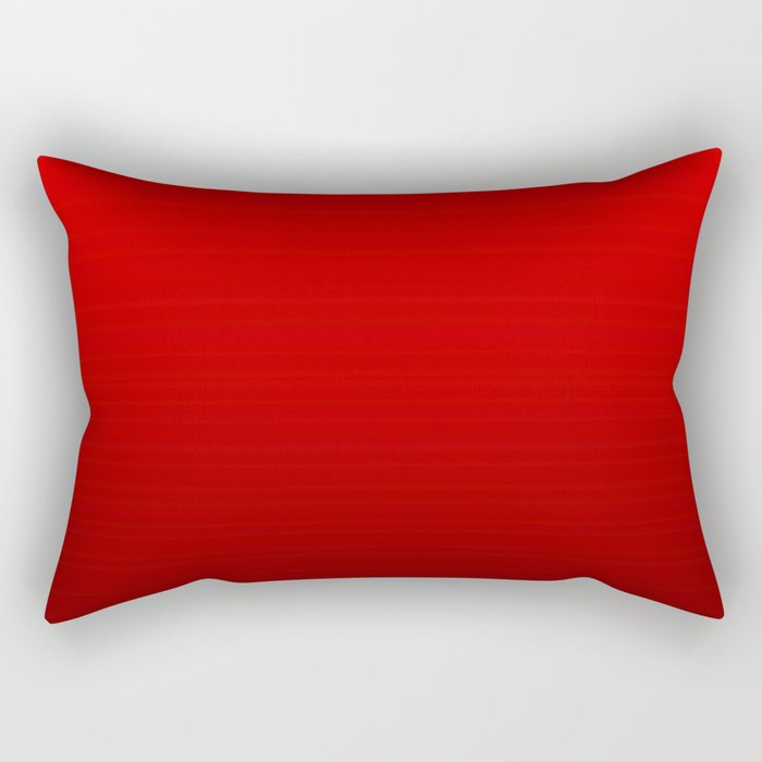 Red Devil Hell and Black Deadly Ombre Nightshade Rectangular Pillow