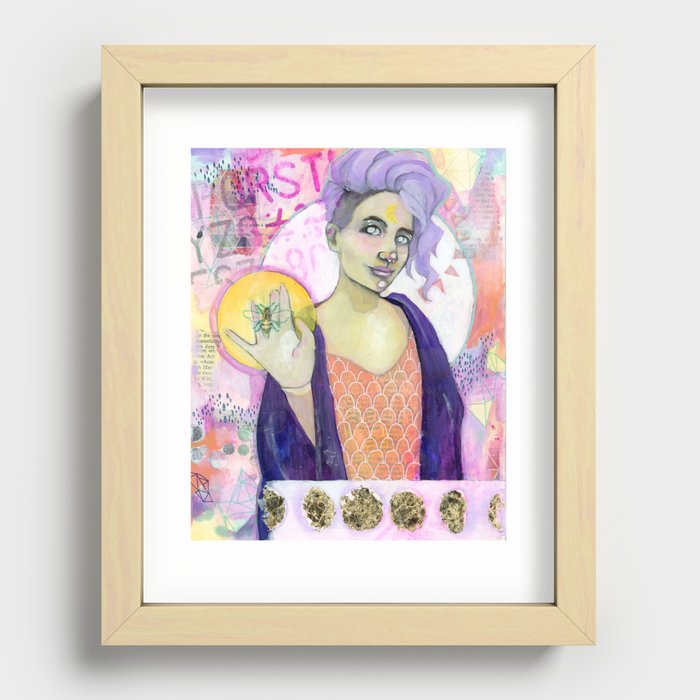Peace Bee With You Recessed Framed Print