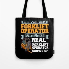 Forklift Operator Driver Lift Truck Training Tote Bag