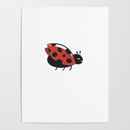 Funny Ladybug Ladybird Beetles Whisperer Poster