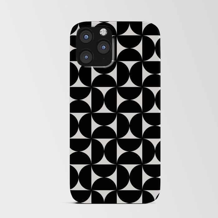 Patterned Geometric Shapes XVIII iPhone Card Case