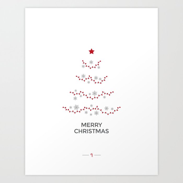 Merry Christmas Art Print