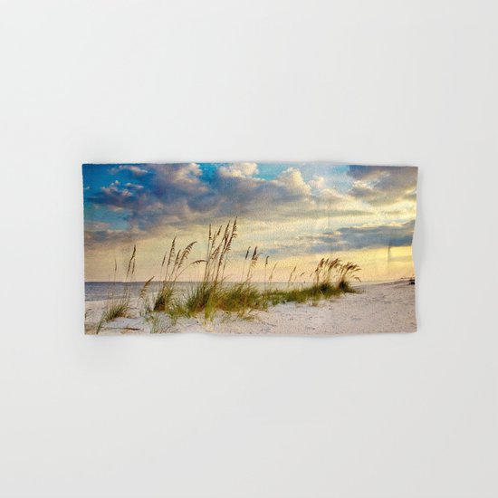 Sea Oats Beach Sunset Hand & Bath Towel