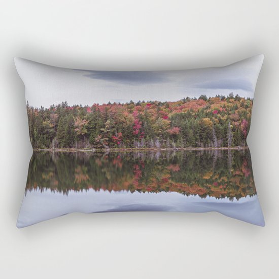 Autumn reflection Panorama Rectangular Pillow