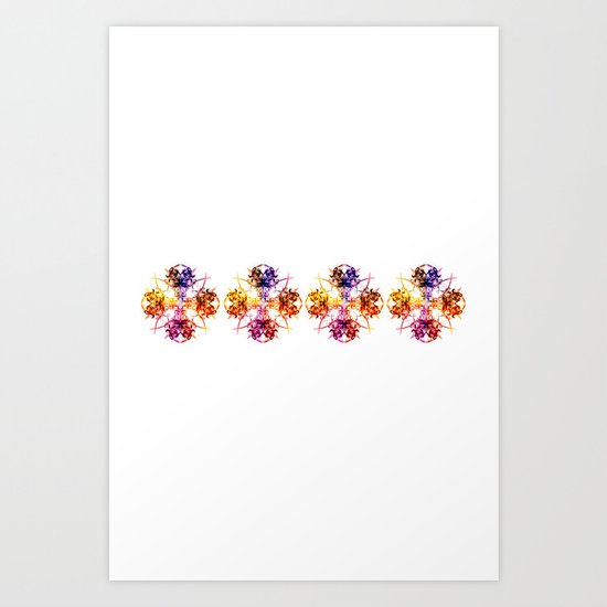 Smoke Art 110 Art Print