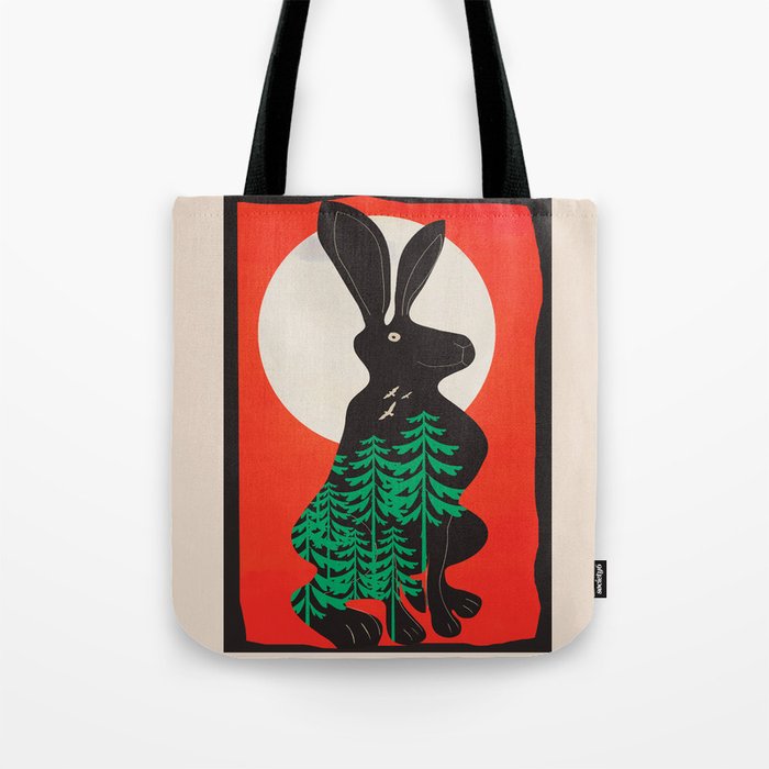 Black Rabbit 3 Tote Bag
