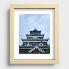 Castle in the Clouds Recessed Framed Print