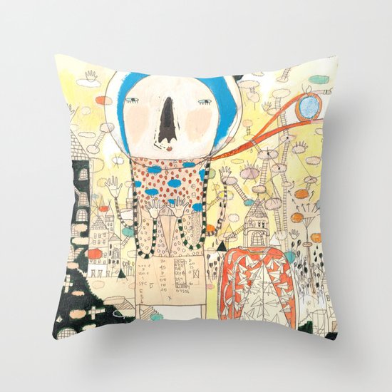 “My life is my message.” Throw Pillow
