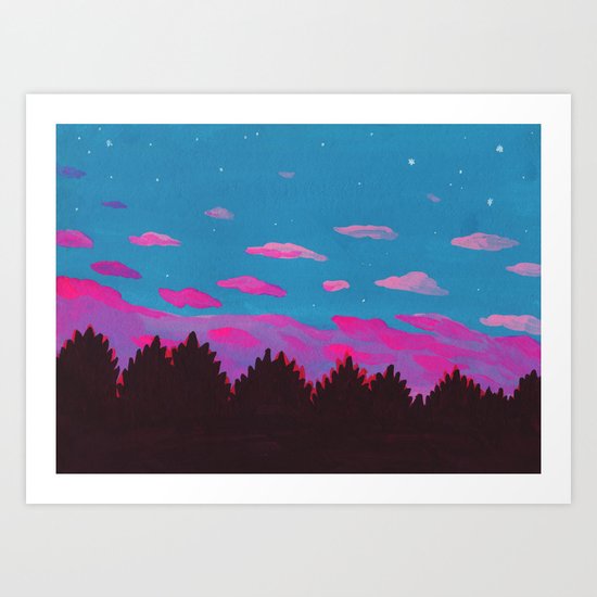 Woods Art Print