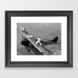 Tennis Players In Flight Gladys Roy And Ivan Unger Framed Art Print