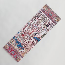 Esfahan Central Persian Silk Rug Print Yoga Mat