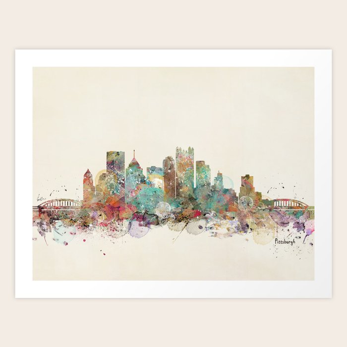 pittsburgh pennsylvania Art Print by bri.buckley Society6