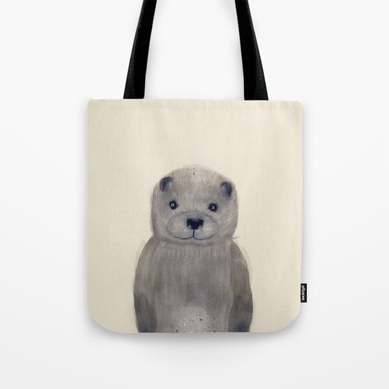little otter Tote Bag
