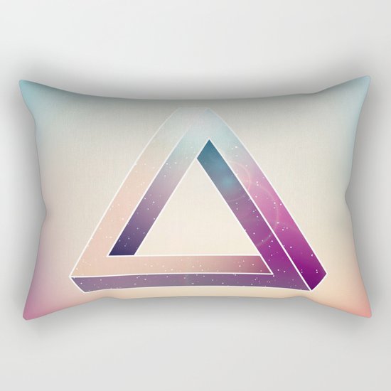 Penrose Triangular Universe Rectangular Pillow