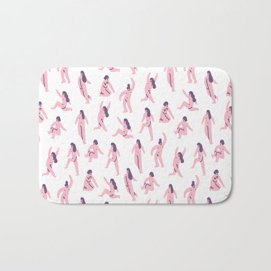 Nude Girls Bath Mat
