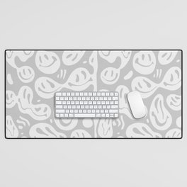 Cool Grey Melted Happiness Desk Mat