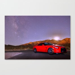 GTR and Milky Way Canvas Print