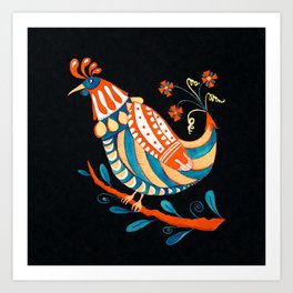 Folktale Bird Art Print