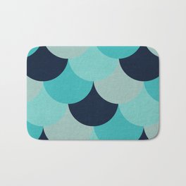 the blue petals Bath Mat