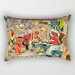 the daily lives of hungry ghosts Rectangular Pillow