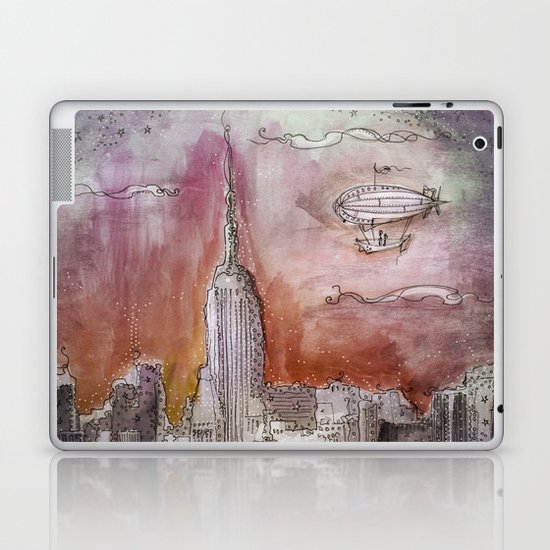 Boat over the City Laptop & iPad Skin