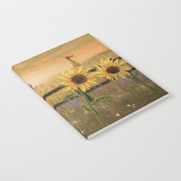 Farm Sunflower Painting Notebook