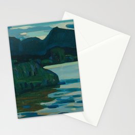 Wassily Kandinsky - Murnau-Staffelsee II (Murnau coastline II) Stationery Card