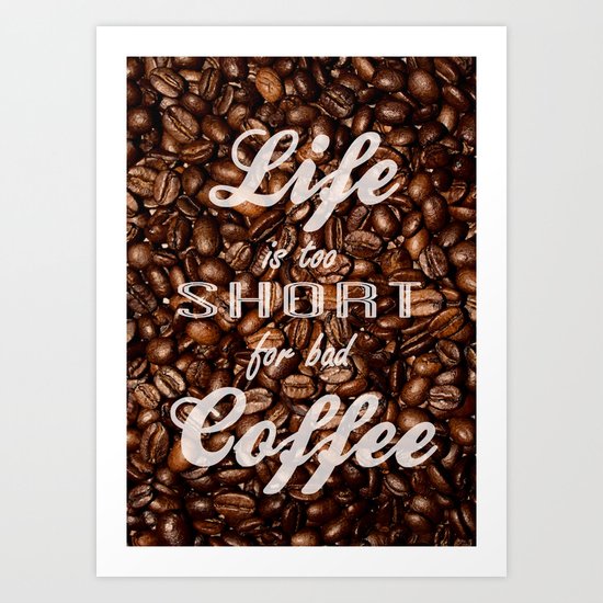 Coffee Art Print