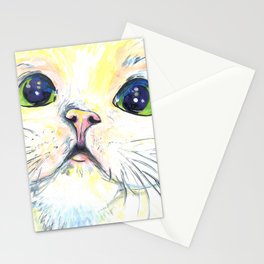 Starry-eyed Kitten Stationery Card