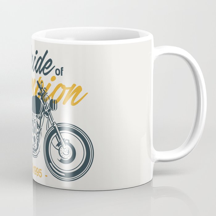 Classic Motorcycle Club Illustration Coffee Mug