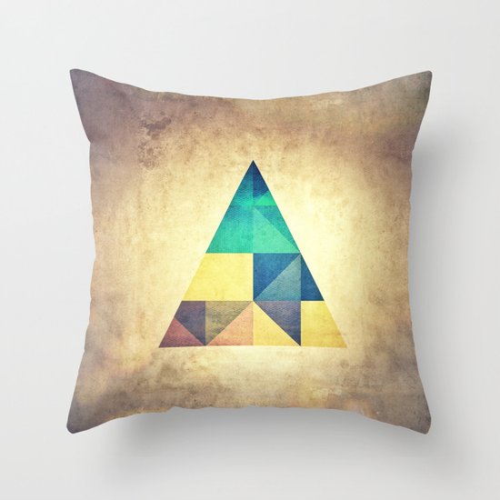 ancyynt gyomytry Throw Pillow