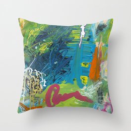 Introverted Extrovert Throw Pillow