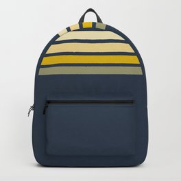 Gracia - Classic 60s Retro Stripes Backpack | Striped, Retro, Stripes, Minimal, Lines, Vintage, 80S, Line, 70S, 90S 