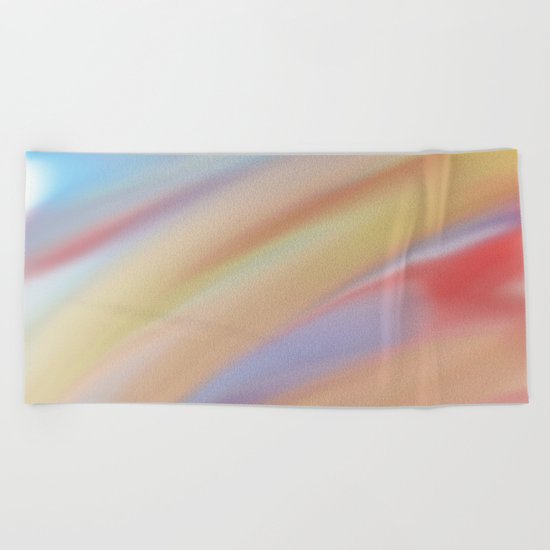 Watercolorful Flow Beach Towel