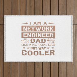 Network Engineer Dad Outdoor Rug