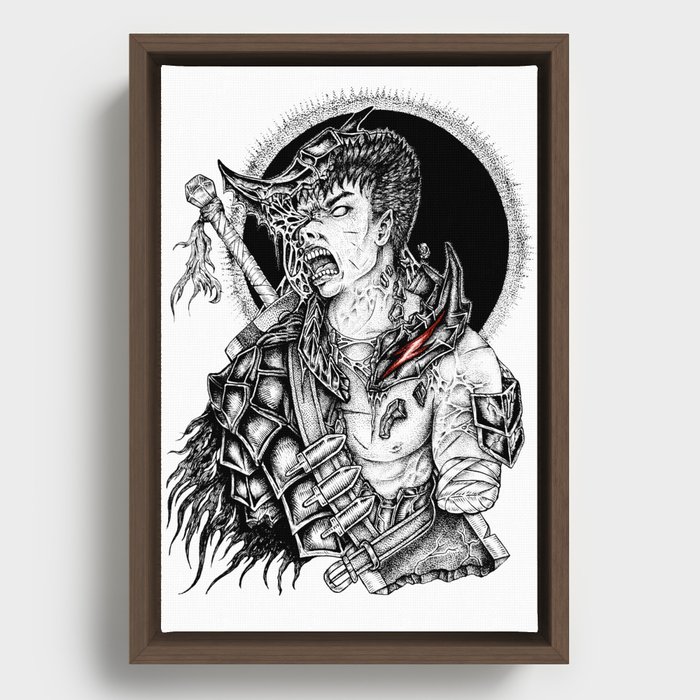 Guts (The Branded One) Framed Canvas