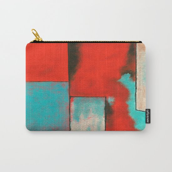 The Corners of My Mind, Abstract Art Painting Carry-All Pouch