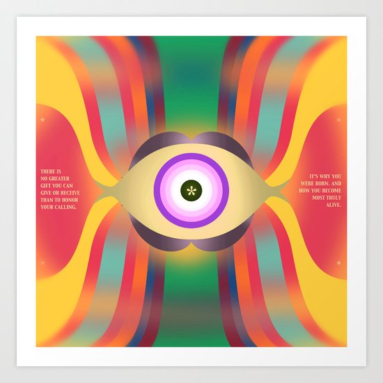 Calling Art Print