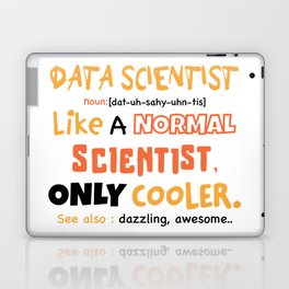 Data scientist definition / data gift idea / data analyst Laptop Skin