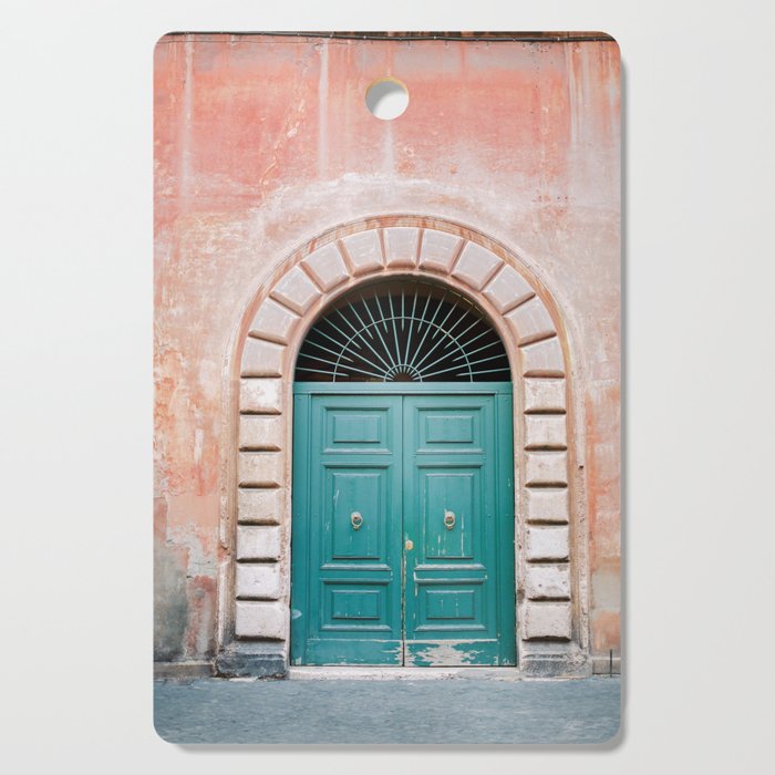 Rome Trastevere Door | Italy Travel Photography Cutting Boards