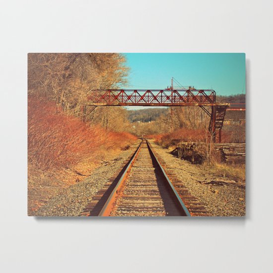 On The Right Track Metal Print