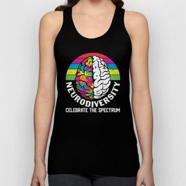 Neurodiversity Celebrate The Spectrum Autism Awareness Unisex Tank Top