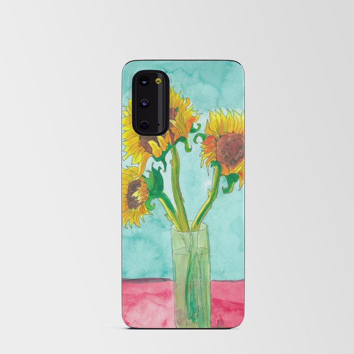 Sunflower Trio Android Card Case