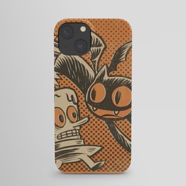 Bat Cat and Candle iPhone Case