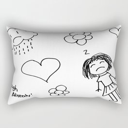 7th grade doodles Rectangular Pillow