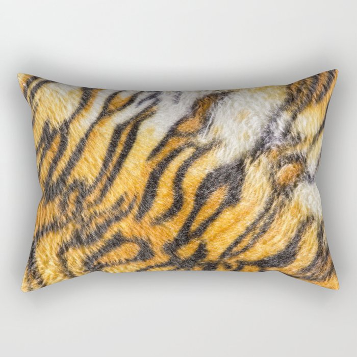 Tiger fur pattern Rectangular Pillow