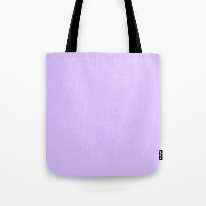 Retro Pastel Purple Solid Color Tote Bag