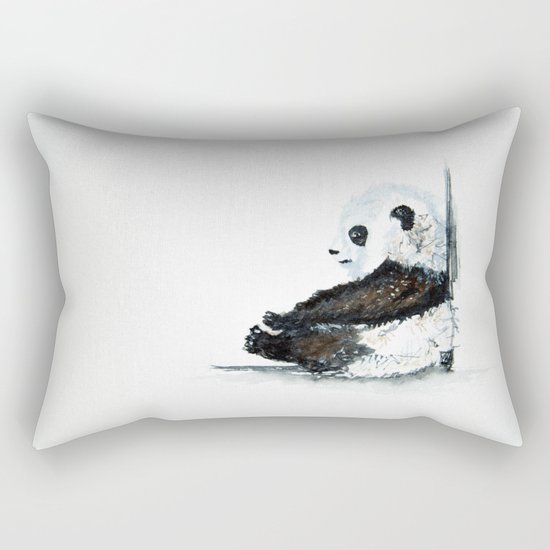little panda Rectangular Pillow